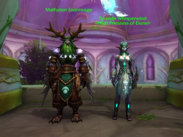 「World of Warcraft: Legion」スクリーンショット マルフュリオンとティランダ