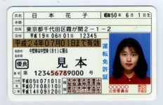 運転免許証 - 見本